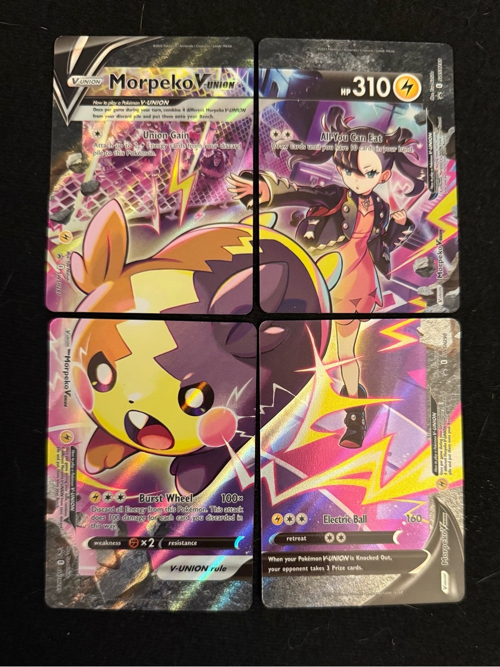 Pokemon Morpeko V-UNION Card promo SWSH288